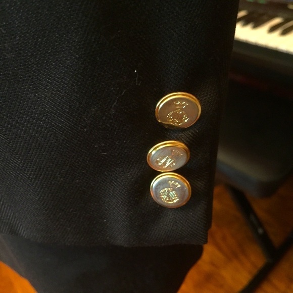 Hart Schaffner & Marx Sport Coat Black designed by Christian Dior - Picture 5 of 10